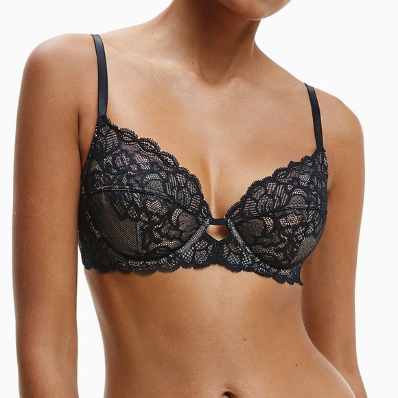 Calvin Klein Lace Unlined Bra - Picture 2 of 3